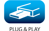 plug and play with mac os x and windows